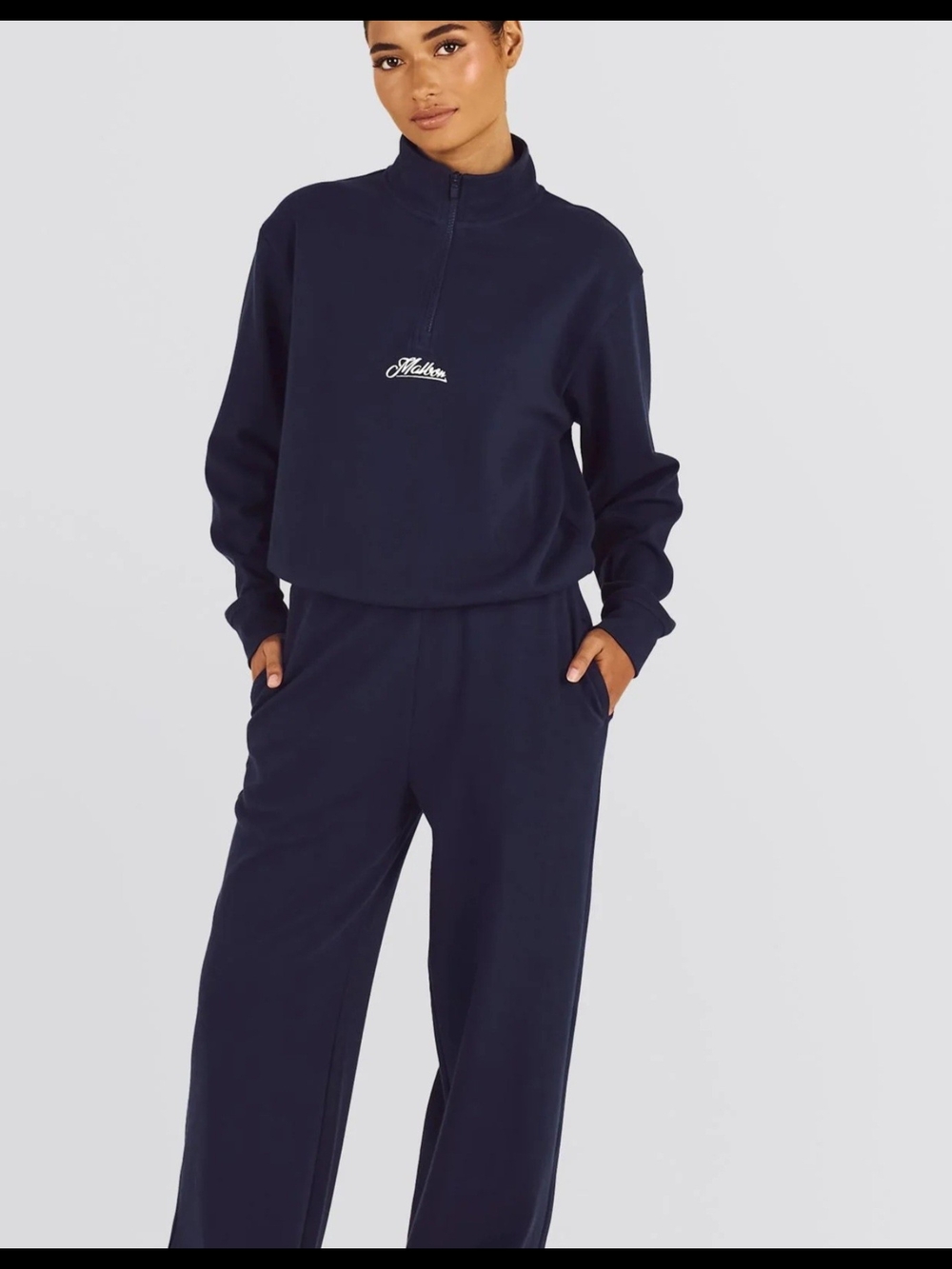 NWT 
Malbon Womens Adeline Sweatpants Navy